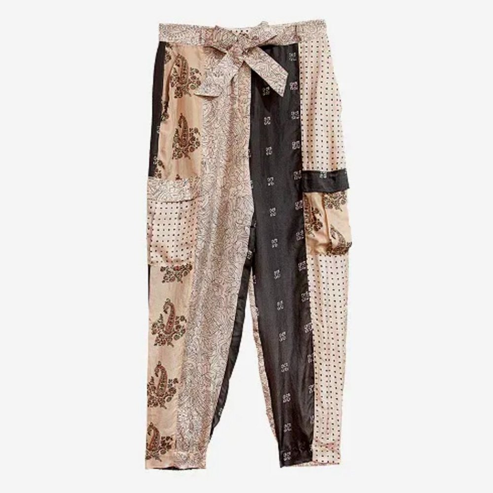 Mes Desmoiselles Palme Pant Size 1 Black Print